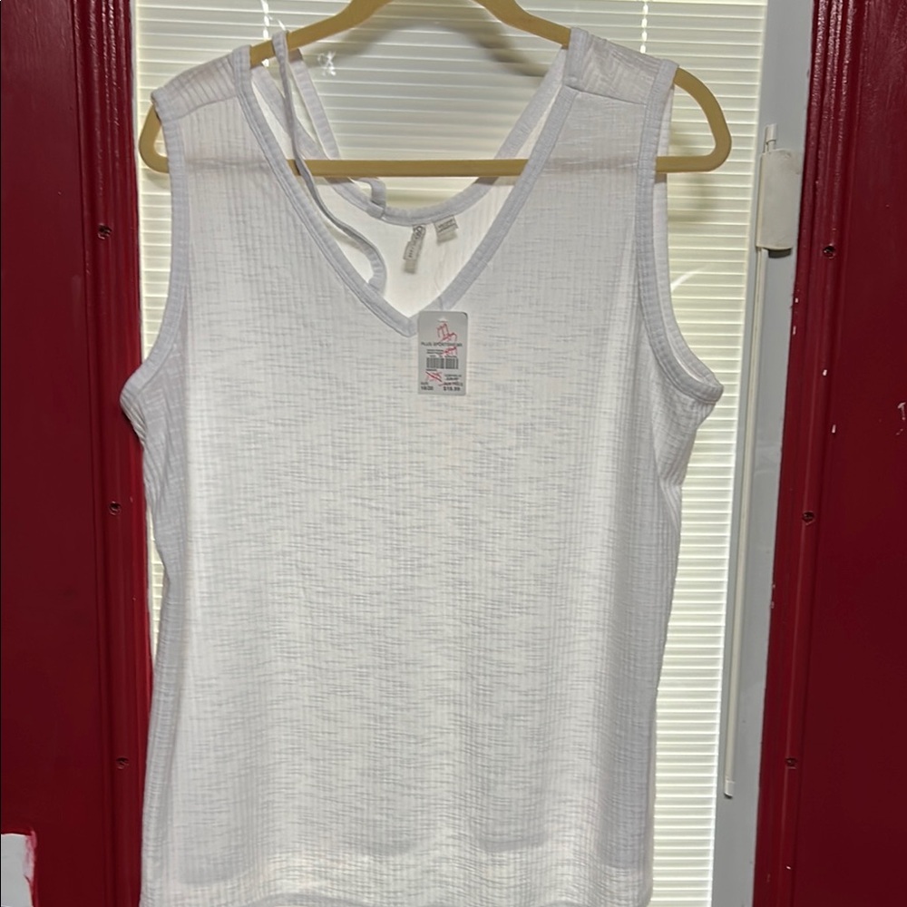 Cato’s White Sleeveless Top